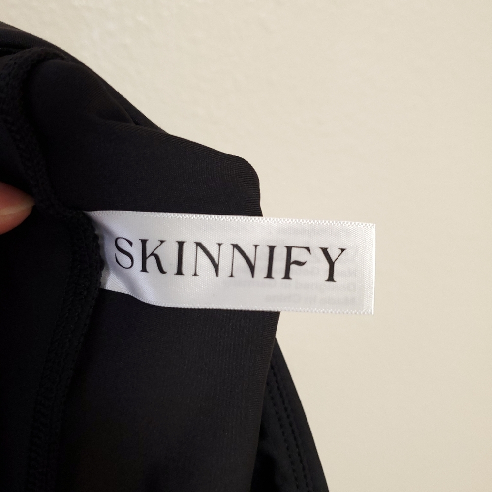 SKINNIFY Resistance Band Leggings Stirrup Gym Training Pants Stirrups Sz S - Picture 9 of 10